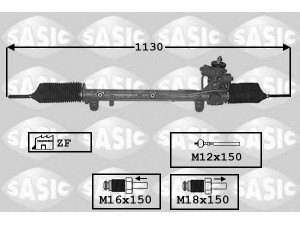 SASIC 7006161 vairo pavara 
 Vairavimas -> Vairo pavara/siurblys
1684603500, 168460350080