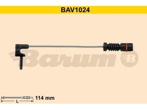 BARUM BAV1024 įspėjimo kontaktas, stabdžių trinkelių susidėvėjimas 
 Stabdžių sistema -> Susidėvėjimo indikatorius, stabdžių trinkelės
163 540 15 17, 163 540 17 17