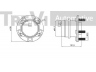 TREVI AUTOMOTIVE WB2231 rato guolio komplektas 
 Ašies montavimas/vairavimo mechanizmas/ratai -> Rato stebulė/montavimas -> Rato guolis
527502B100