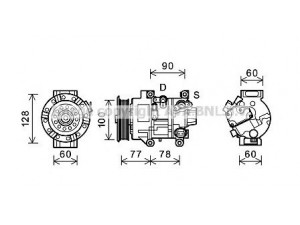 AVA QUALITY COOLING TOK584 kompresorius, oro kondicionierius 
 Oro kondicionavimas -> Kompresorius/dalys
8831005100, 8831005101, 8831005110