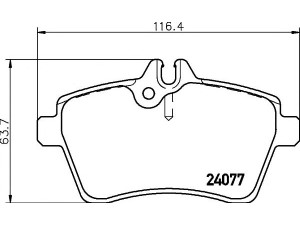 MINTEX MDB2685 stabdžių trinkelių rinkinys, diskinis stabdys 
 Techninės priežiūros dalys -> Papildomas remontas
1694200220, 1694200320, 1694200720