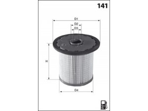 MECAFILTER ELG5273 kuro filtras 
 Techninės priežiūros dalys -> Papildomas remontas
1640000QAC, 1640500QAA, 4404191