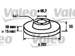 VALEO 186725 stabdžių diskas 
 Stabdžių sistema -> Diskinis stabdys -> Stabdžių diskas
701615301G