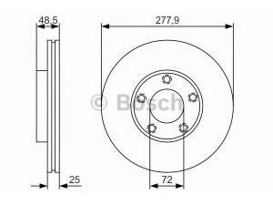 BOSCH 0 986 479 R83 stabdžių diskas 
 Stabdžių sistema -> Diskinis stabdys -> Stabdžių diskas
BP4Y 33 25XB, BP4Y 33 25XC, BP4Y 33 25XD