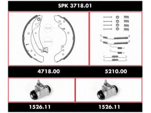 ROADHOUSE SPK 3718.01 stabdžių rinkinys, būgniniai stabdžiai 
 Stabdžių sistema -> Būgninis stabdys -> Stabdžių remonto rinkinys
4241-4V, 4241-7R