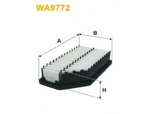 WIX FILTERS WA9772 oro filtras 
 Techninės priežiūros dalys -> Techninės priežiūros intervalai
281131R100