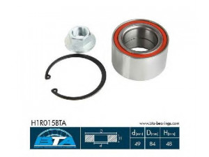BTA H1R015BTA rato guolio komplektas 
 Ašies montavimas/vairavimo mechanizmas/ratai -> Rato stebulė/montavimas -> Rato guolis
4403023, 4501154, 9111023, 9161454