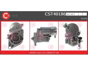 CASCO CST40186AS starteris 
 Elektros įranga -> Starterio sistema -> Starteris
2810033040, 2810033070, 2810033071