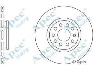 APEC braking DSK2137 stabdžių diskas 
 Dviratė transporto priemonės -> Stabdžių sistema -> Stabdžių diskai / priedai
3B0615301B, 4B0615301A, 4B0615301C