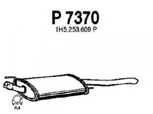 FENNO P7370 galinis duslintuvas 
 Išmetimo sistema -> Duslintuvas
1H0253609M, 1H5253609A, 1H5253609AC