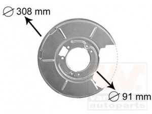 VAN WEZEL 0646373 apsauginis skydas, stabdžių diskas 
 Stabdžių sistema -> Diskinis stabdys -> Stabdžių dalys/priedai
1158991, 1160643, 34211158991, 34241160643