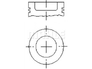 MAHLE ORIGINAL E48800 0.50 stūmoklis