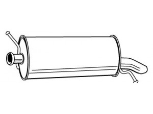 FONOS 613185 galinis duslintuvas 
 Išmetimo sistema -> Duslintuvas
1726HL