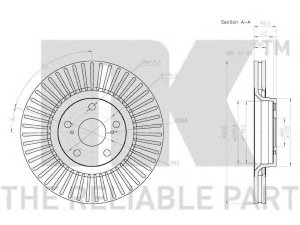NK 3145129 stabdžių diskas 
 Stabdžių sistema -> Diskinis stabdys -> Stabdžių diskas
4351205090
