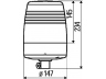 HELLA 2RL 008 967-041 besisukantis švyturėlis
090 6563