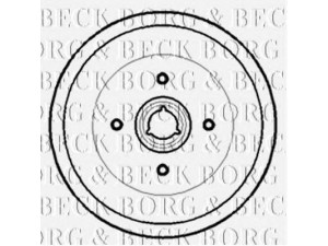 BORG & BECK BBR7172 stabdžių būgnas 
 Stabdžių sistema -> Būgninis stabdys -> Stabdžių būgnas
191501615A, 1H0501615, 1H050161A