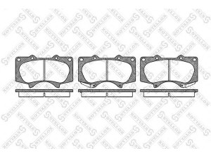 STELLOX 999 000-SX stabdžių trinkelių rinkinys, diskinis stabdys 
 Techninės priežiūros dalys -> Papildomas remontas
044650K090, 0446535250, 0446535290