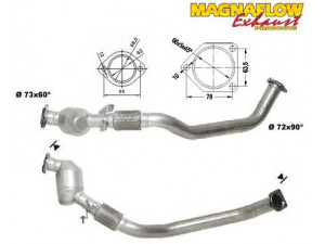 MAGNAFLOW 80680D katalizatoriaus keitiklis 
 Išmetimo sistema -> Katalizatoriaus keitiklis
18317786347