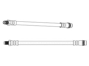 KAWE 510855 stabdžių žarnelė 
 Stabdžių sistema -> Stabdžių žarnelės
7700804356, 7701069947, 7704003887