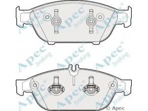 APEC braking PAD1951 stabdžių trinkelių rinkinys, diskinis stabdys
A0064206520, A0074208720