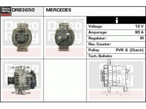 DELCO REMY DRB3650 kintamosios srovės generatorius 
 Elektros įranga -> Kint. sr. generatorius/dalys -> Kintamosios srovės generatorius