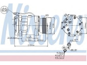 NISSENS 89088 kompresorius, oro kondicionierius 
 Oro kondicionavimas -> Kompresorius/dalys
6N0820803B, 6N0820803C
