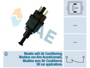 FAE 24500 stabdžių žibinto jungiklis 
 Stabdžių sistema -> Stabdžių žibinto jungiklis
1240596, 96212027, 90307473, 90337607