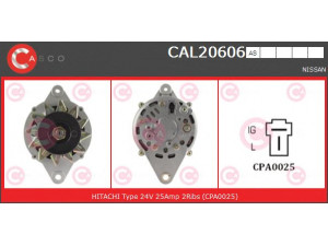 CASCO CAL20606AS kintamosios srovės generatorius
2310051H00, LR22584, LR22584T