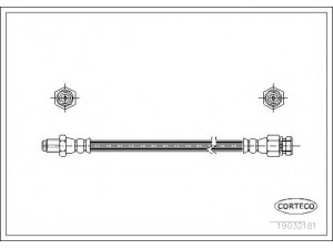 CORTECO 19032181 stabdžių žarnelė 
 Stabdžių sistema -> Stabdžių žarnelės
115595612