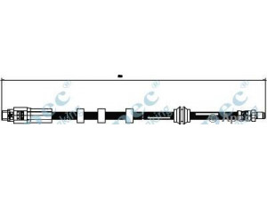 APEC braking HOS3812 stabdžių žarnelė 
 Stabdžių sistema -> Stabdžių žarnelės
34326760909, 34326767390