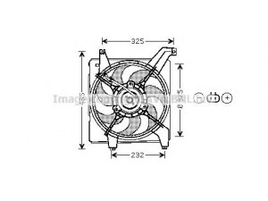 AVA QUALITY COOLING HY7507 ventiliatorius, radiatoriaus 
 Aušinimo sistema -> Oro aušinimas
253502D000