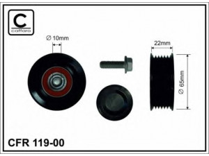 CAFFARO 119-00 kreipiantysis skriemulys, V formos rumbuotas diržas 
 Diržinė pavara -> V formos rumbuotas diržas/komplektas -> Laisvasis/kreipiamasis skriemulys
51758384, 51758384, 517583840, 71743962