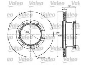 VALEO 187051 stabdžių diskas 
 Stabdžių sistema -> Diskinis stabdys -> Stabdžių diskas
9424211112, 9424211212, 9424212112