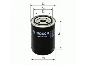 BOSCH 0 451 103 330 alyvos filtras; hidraulinis filtras, automatinė transmisija; alyvos filtras, neautomatinė transmisija 
 Techninės priežiūros dalys -> Techninės priežiūros intervalai
1301696