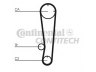 CONTITECH CT738 paskirstymo diržas 
 Techninės priežiūros dalys -> Papildomas remontas
MD145813, XD145813, 2431222010