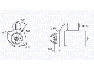 MAGNETI MARELLI 063102021010 starteris 
 Elektros įranga -> Starterio sistema -> Starteris
46765839, 46823544, 55193355, 55201360