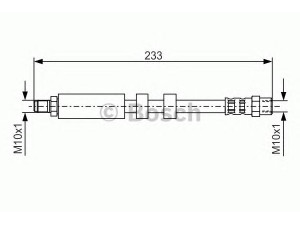 BOSCH 1 987 476 418 stabdžių žarnelė 
 Stabdžių sistema -> Stabdžių žarnelės
4A0 611 775, 4A0 611 775