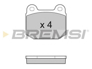 BREMSI BP3035 stabdžių trinkelių rinkinys, diskinis stabdys 
 Techninės priežiūros dalys -> Papildomas remontas
4406012U87, 4801292, 4801667, 4801725