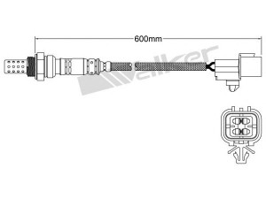 WALKER PRODUCTS 250-24691 lambda jutiklis 
 Variklis -> Variklio elektra
96419957