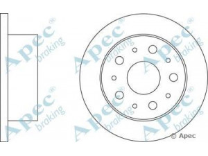 APEC braking DSK2625 stabdžių diskas 
 Stabdžių sistema -> Diskinis stabdys -> Stabdžių diskas
424939, 51740248, 51749275, 424940