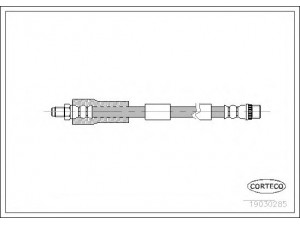 CORTECO 19030285 stabdžių žarnelė 
 Stabdžių sistema -> Stabdžių žarnelės
4806A0, 4806A0