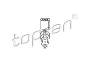 TOPRAN 111 385 RPM jutiklis, variklio valdymas 
 Variklis -> Variklio elektra
030 907 601C, 030 907 601D, 030 907 601E