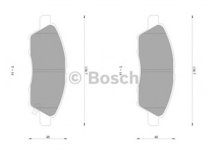 BOSCH 0 986 AB1 071 stabdžių trinkelių rinkinys, diskinis stabdys 
 Techninės priežiūros dalys -> Papildomas remontas