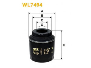 WIX FILTERS WL7494 alyvos filtras 
 Techninės priežiūros dalys -> Techninės priežiūros intervalai
03C115561D, 03C115561H, 03C115561D