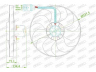 PRASCO AD0163320 ventiliatorius, radiatoriaus 
 Aušinimo sistema -> Oro aušinimas
1J0959455F, 6E0959455A, 6X0959455A