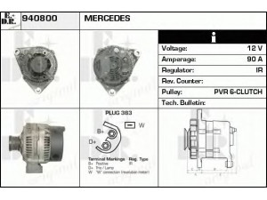 EDR 940800 kintamosios srovės generatorius 
 Elektros įranga -> Kint. sr. generatorius/dalys -> Kintamosios srovės generatorius