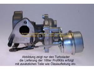 SCHLÜTTER TURBOLADER 166-00305 kompresorius, įkrovimo sistema 
 Išmetimo sistema -> Turbokompresorius