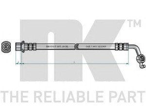 NK 8545180 stabdžių žarnelė 
 Stabdžių sistema -> Stabdžių žarnelės
9094702E58, 9094702F51, 9094702F58