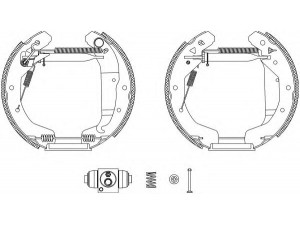 HELLA PAGID 8DB 355 005-051 stabdžių trinkelių komplektas 
 Techninės priežiūros dalys -> Papildomas remontas
1605920, 90512792