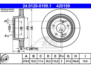 ATE 24.0120-0199.1 stabdžių diskas 
 Dviratė transporto priemonės -> Stabdžių sistema -> Stabdžių diskai / priedai
124 423 06 12, 124 423 10 12